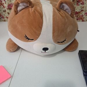 Cute Brown and White Plush Toy